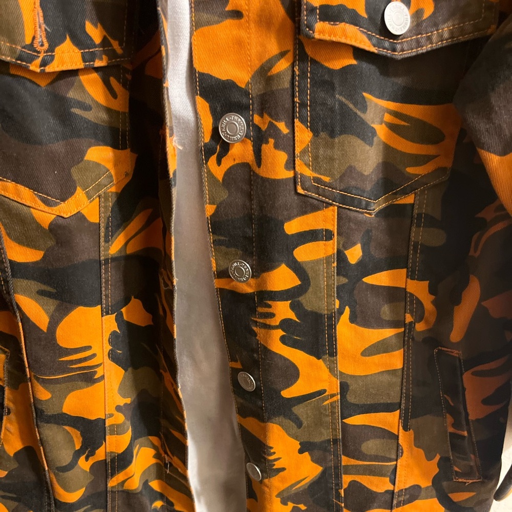 Orange camo  jacket/dress - Picture 5 of 5